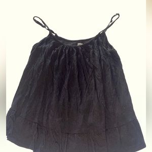 Black spaghetti blouse